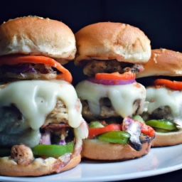 Hamburguesas de alubias pintas