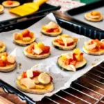Mini pizzas horneadas con base de calabaza