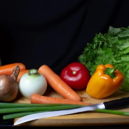Variedad de alimentos vegetales como alternativas a la carne en una mesa de cocina.